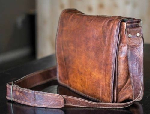 Borsa pelle vintage - in,