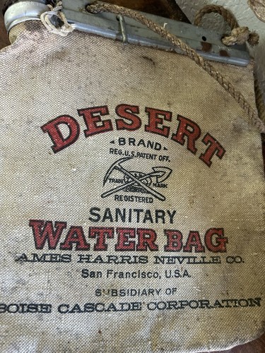 Borsa acqua deserto vintage