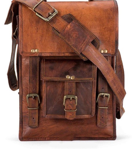 Borsa pelle vintage tracolla - borsa,