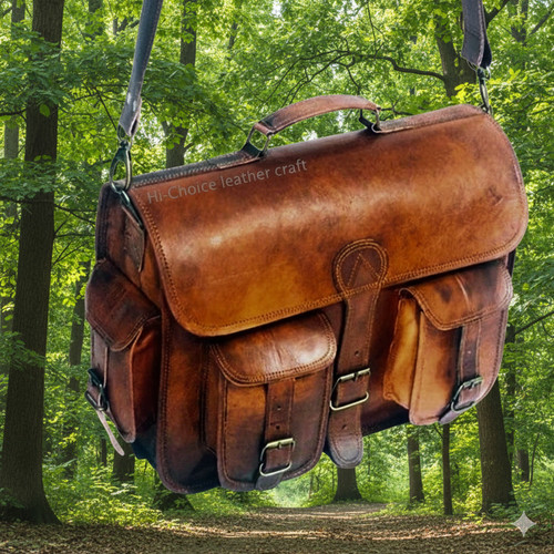 Borsa pelle capra - borsa, uomo
