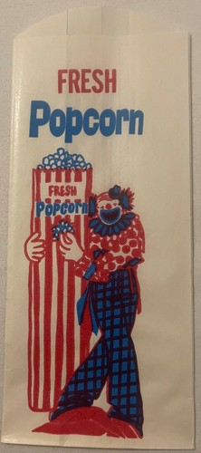 Borsa popcorn clown circo - borsa,