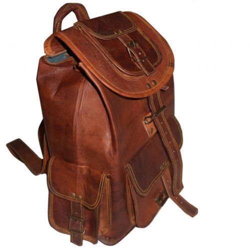 Zaino vintage vera pelle - zaino,